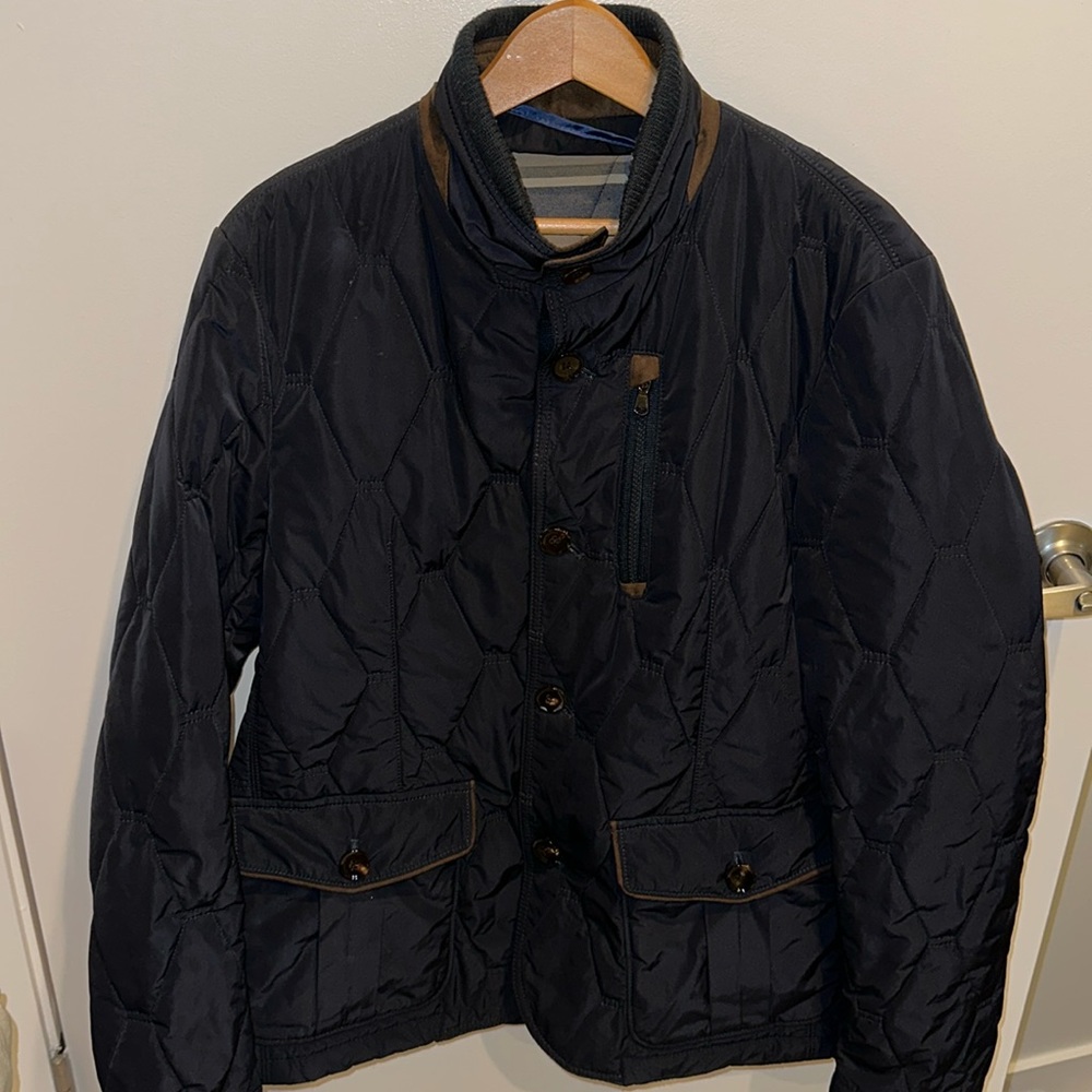 Hawes and Curtis Quilted Button up Jacket